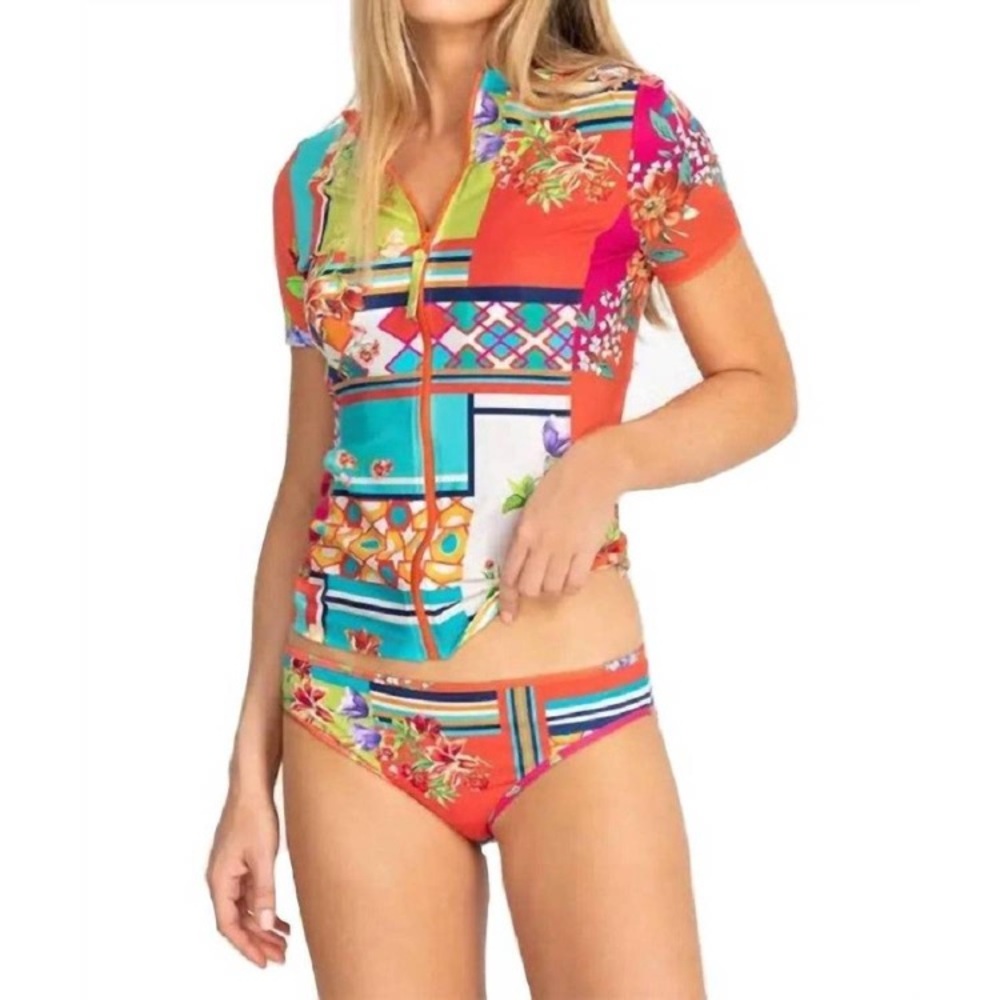 JOHNNY WAS nanya surf shirt in multicolor Size XXL EUC